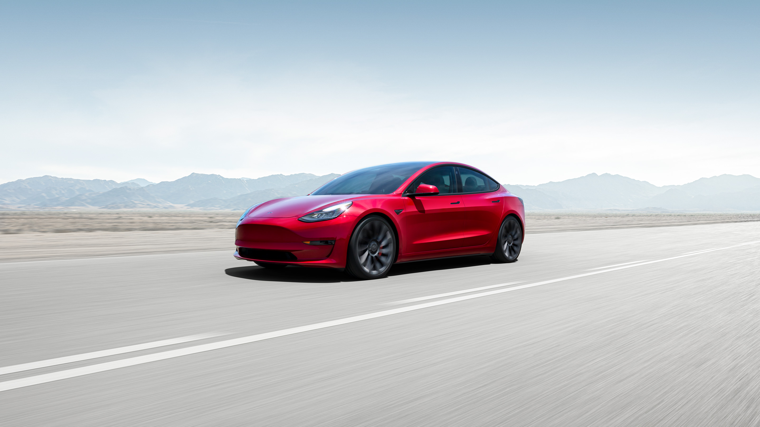 röd tesla