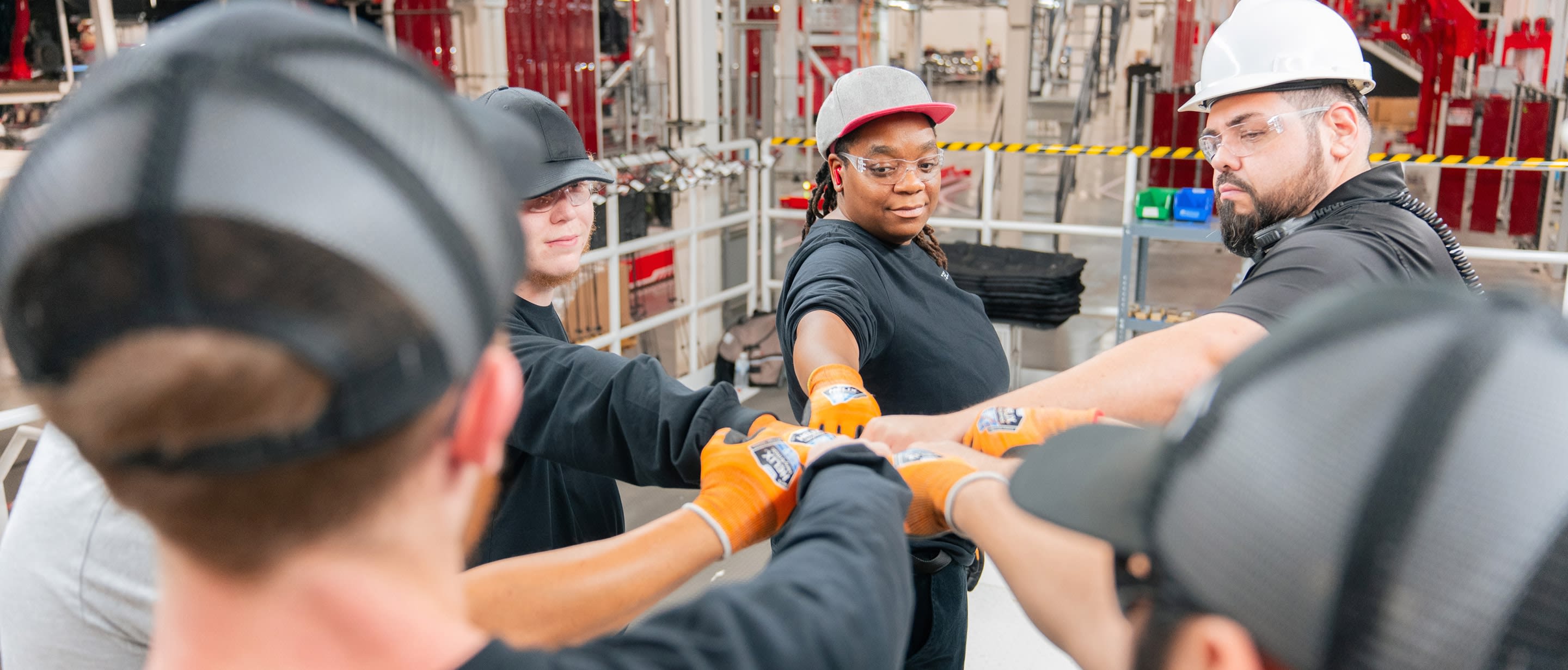 Tesla employees from Manufacturing Development Program