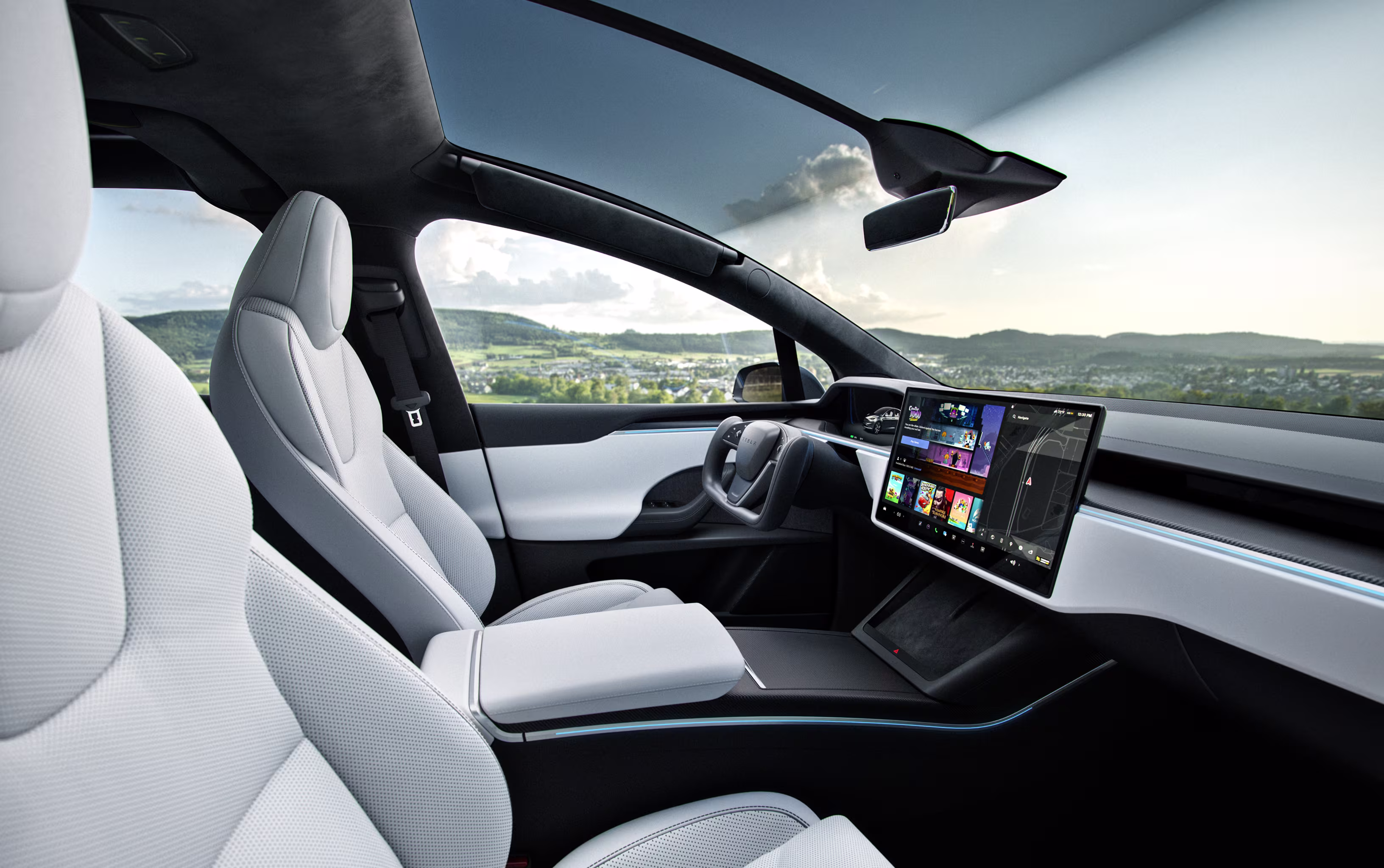 Model X interior