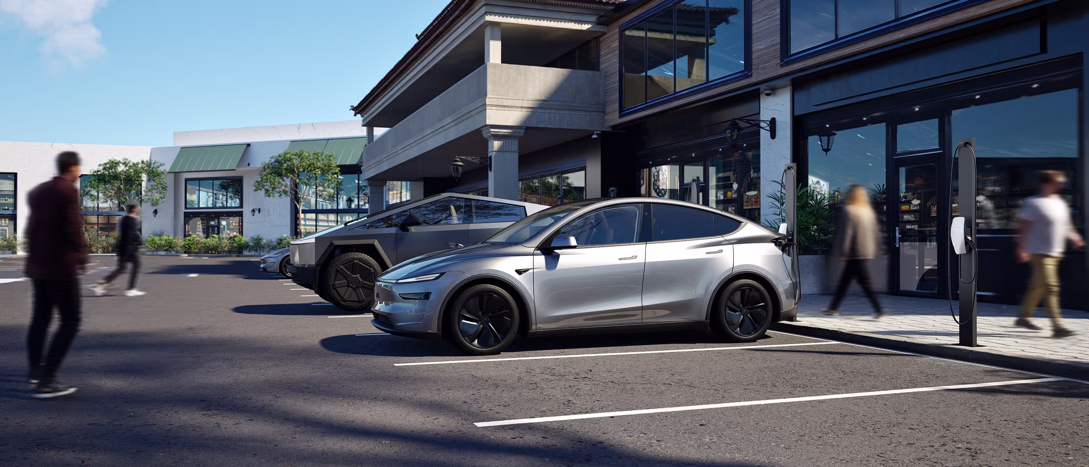 Model Y and Cybertruck charging