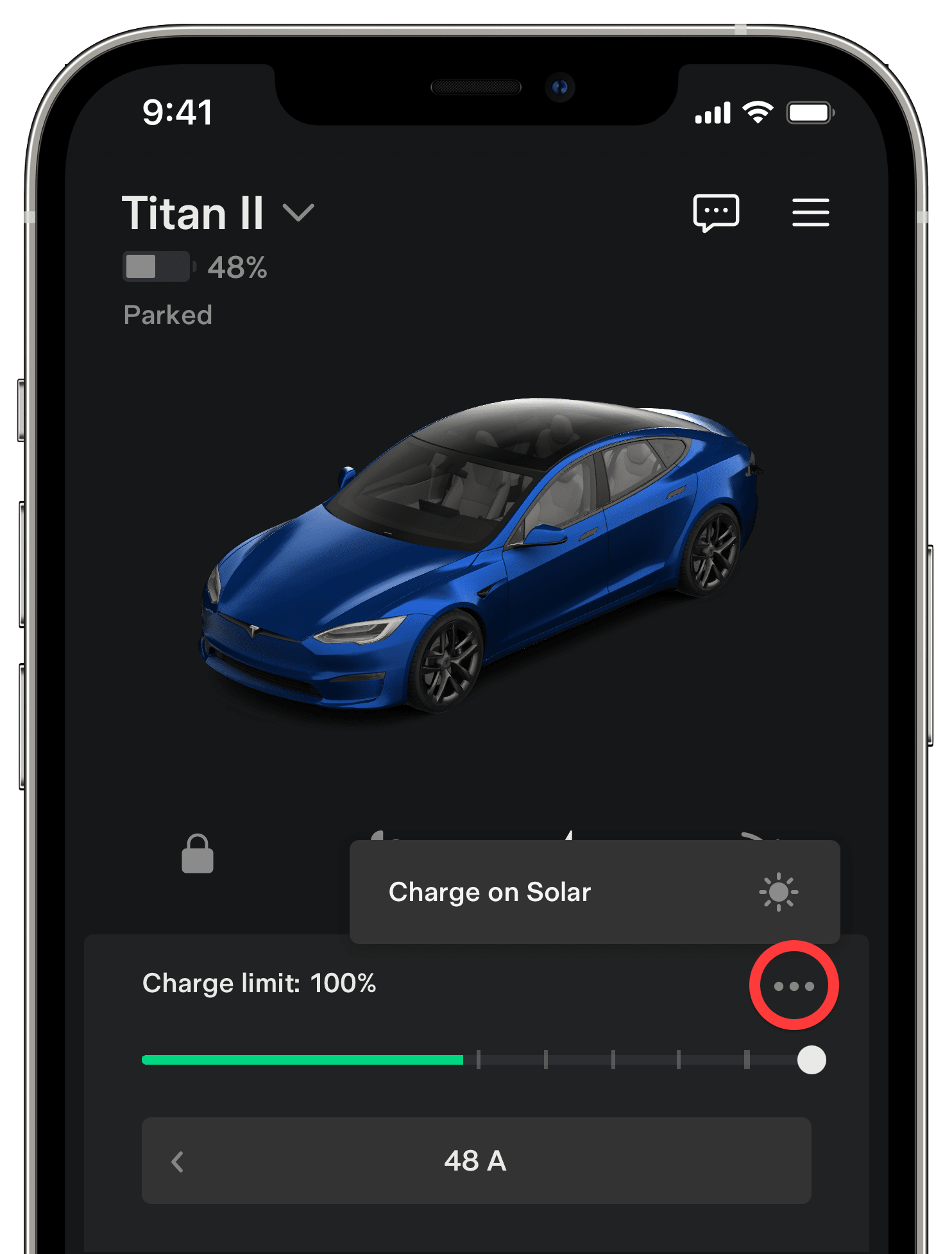 Charge on Solar settings
