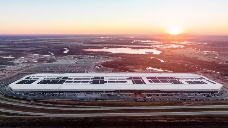Gigafactory Texas drone view