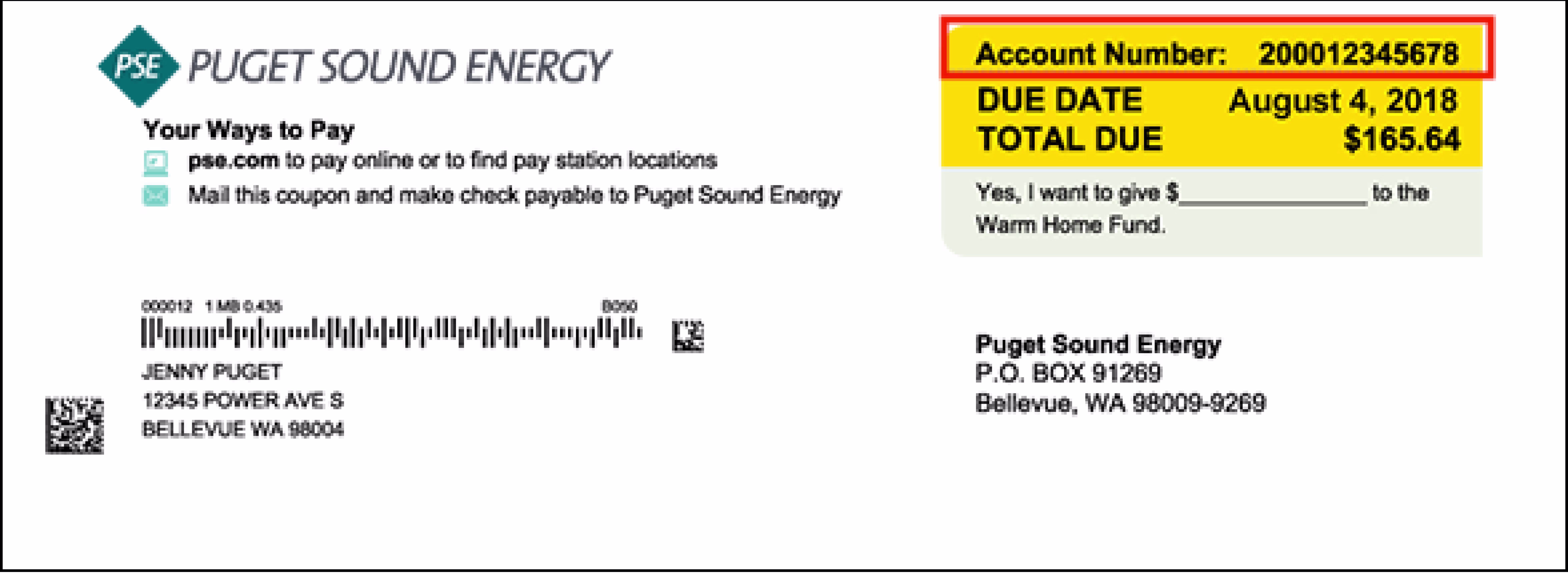 PSEG LI Account Number