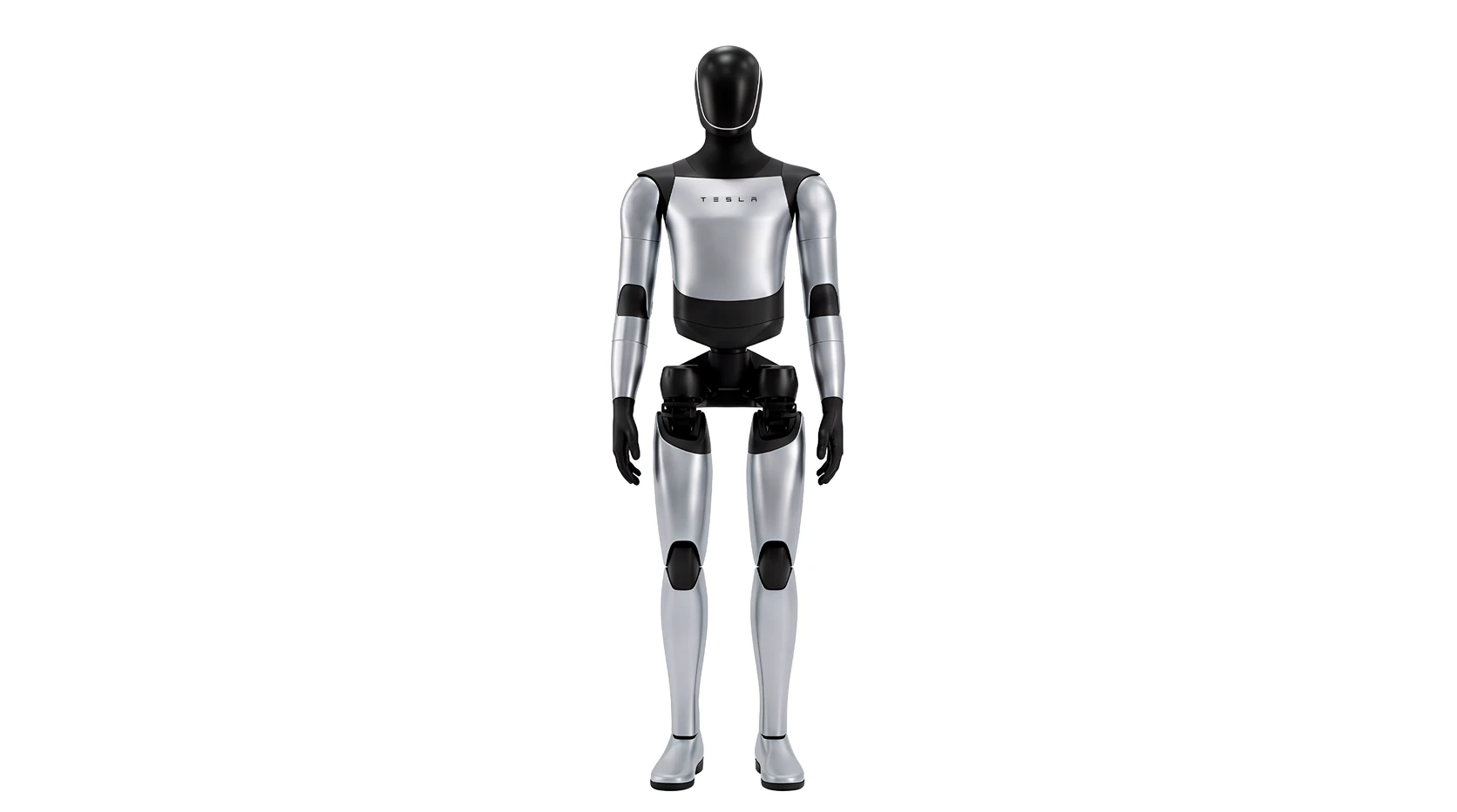 Tesla Optimus Gen-3 — Silver